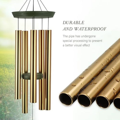 Astarin's Tree of Life Wind Chimes Sympathy Gift Outdoor Remembrance Garden - color: Family Tree