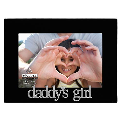 Malden International Designs 4305-46 Daddy's Girl Expressions Picture Frame, 4x6, Black - style: Daddy's Girl