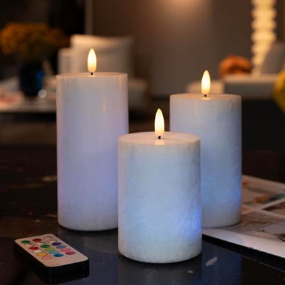 ANGELLOONG Color Changing Candles with Remote and Timer - color: Multicolor