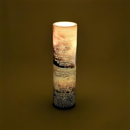 Sacred Heart of Jesus LED Flameless Devotional Prayer Candle