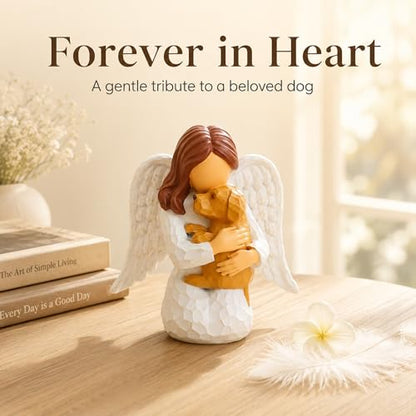 Dog Memorial Gifts for Loss of Dog, Pet Memorial Gifts, Resin Angel Statues, Sculpting Angels, Pet Sympathy Gifts - style: Dog Memorial Gifts