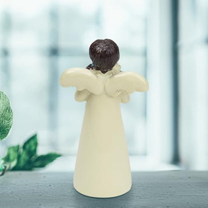 Angel Figurines, Friendship Gifts for Women -Resin Friend Figurines, Guardian Angel Statue, Best Friend Birthday Gifts for Women, Bestie Gift, Friends Hand-Painted Figure Memorial Gift - color: Friend Angel Figurine