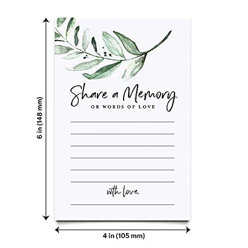 Bliss Collections Share a Memory Cards Rustic Greenery, Cards for Weddings - style: Rustic Greenery