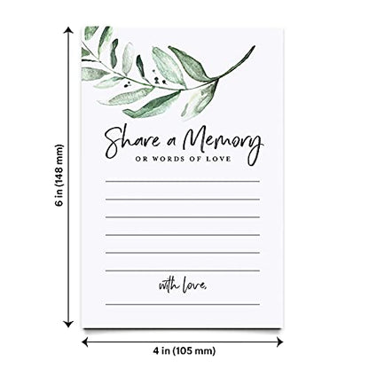 Bliss Collections Share a Memory Cards Rustic Greenery, Cards for Weddings - style: Rustic Greenery