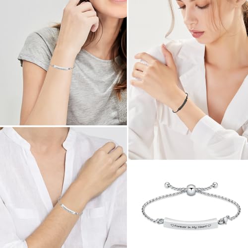 Minicremation Shiny Crystal Cremation Bracelet for Ashes for Women Cube Urn Bangle Locket Ash Holder Memorial Jewelry Bracelet Keepsake Gift - color: 2pcs