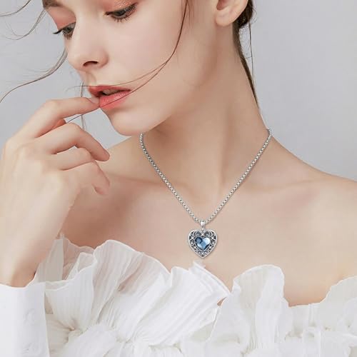 Heart Locket Necklace that Holds Pictures Memorial Jewelry Gifts
