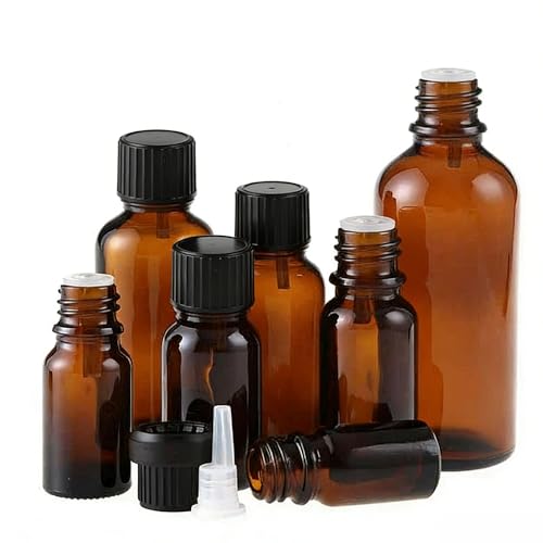 25Pcs 22mm Black Phenolic Screw Caps, Leak-Resistant Bottle Lids for Boston Round Bottles, Chemicals, Cosmetics, and Storage - size: 22mm