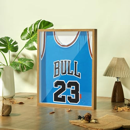 16x20 Large Shadow Box Frame with Thickened Acrylic Panel & Pins - color: Wood Color+foam Back+foam Packaging, size: 16x20