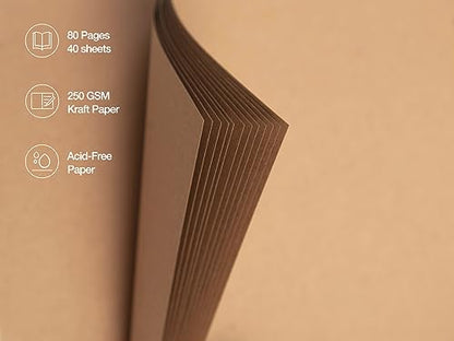 potricher 10 x 10 Inch DIY Scrapbook Photo Album 80 Pages, Yellow - color: Yellow, size: 10 Inch 80 Pages