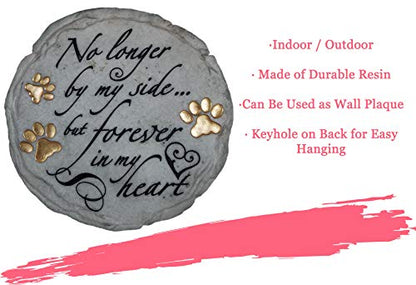 Spoontiques No Longer by My Side Step Stone - color: No Longer By My Side, size: 9.63" Diameter
