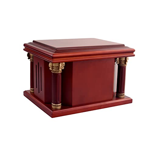MAKEY'S Wood Keepsake Urns for Human Ashes Adult Male/Female, Cremation Urns for Adult Ashes