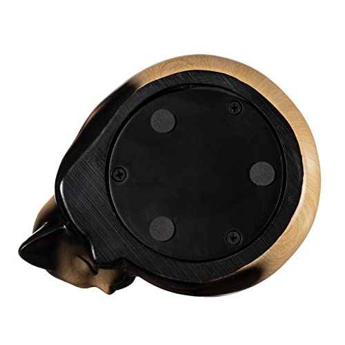 Small Animal Urn - Sleeping Resin Cat Urn for Ashes (Khaki) - color: Khaki