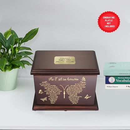 DGDCDV Cremation Urns for Human Ashes Adult Up to 270 LBS