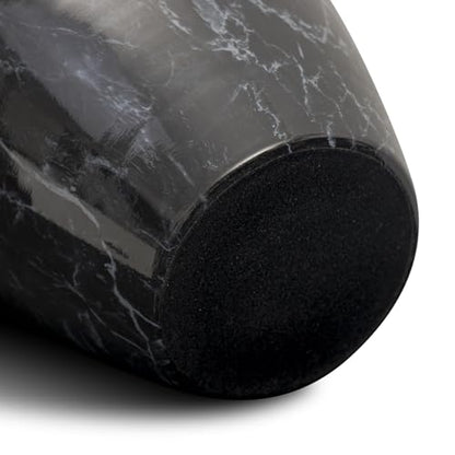 Large Black Marble Finish Urn for Ashes Adult Male Female | Large Cremation Urn for Human Ashes Men and Women,Memorial Urn for Dad/Father/Grandpa/Brother(Includes Velvet Bag) - size: Large,Black Marble Finish