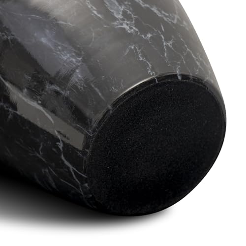 Large Black Marble Finish Urn for Ashes Adult Male Female | Large Cremation Urn for Human Ashes Men and Women,Memorial Urn for Dad/Father/Grandpa/Brother(Includes Velvet Bag) - size: Large,Black Marble Finish