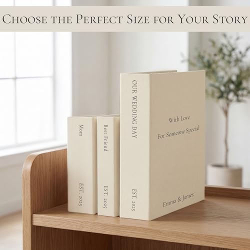 Vienrose 4x6 Gift Photo Album 52 Pockets DIY Custom Cover Beige | fabric cover, acid free pages, gifting themed crystal stickers, family friends weddings gift, small photo book - color: Gift Edition, size: 52 Pockets