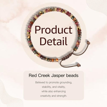 AGOT Daughter in Law Bracelets Gifts: Dear Daughter in Law Birthday Gifts from Mother in Law - color: BD- Red Creek