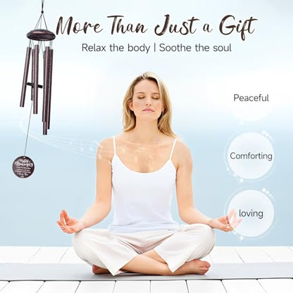 Anniversary Wind Chimes Gifts for Men Women, Happy Anniversary Decorations, 25" Wind Chimes Romantic Gift for Couple, Parents, Wife, Husband, Friends (Mr & Mrs - size: Mr & Mrs Anniversary Gift