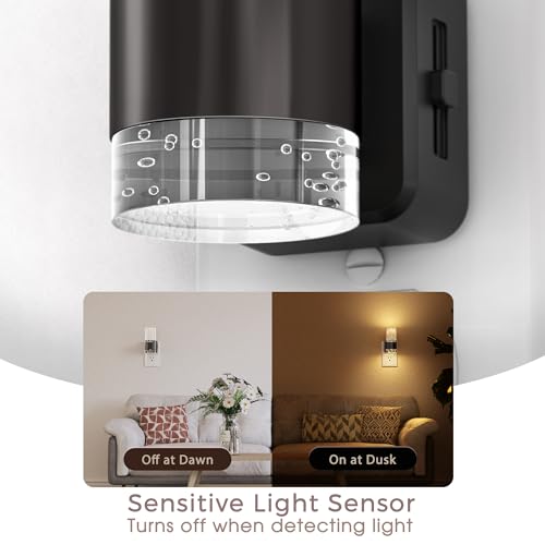 Night Light, Dimmable Night Lights Plug into Wall | LED Night Light, 0-100 LM Adjustable Brightness, 3000K Automatic Plug in Night Lights, Dusk to Dawn Sensor, Hallway Bathroom - color: White, size: 2 Pack
