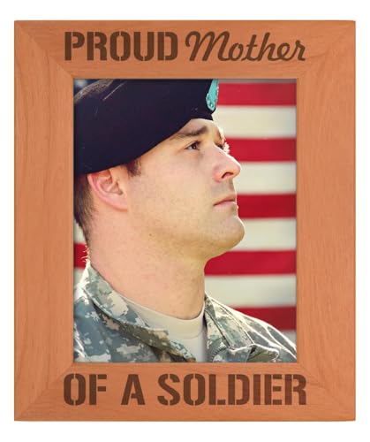 ThisWear Proud Mother Of A Soldier Wood Frame - Portrait 8x10 - color: Mother, size: 8x10 Photo - Portrait