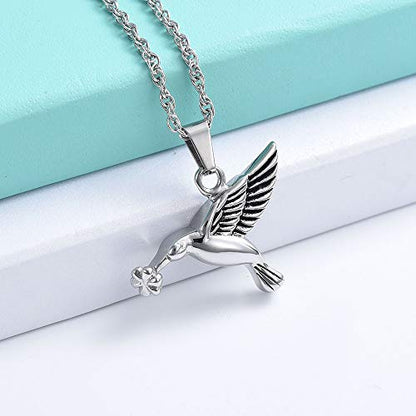 shajwo Hummingbird Urn Necklaces for Ashes - color: Customize