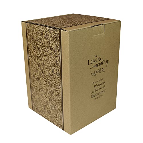 Lillian Rose In Loving Memory Glass Memorial Tea Light Holder