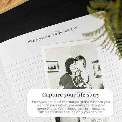 Duncan & Stone Legacy Journal for Grandparents, Memory Book, Ivory - style: Legacy Ivory