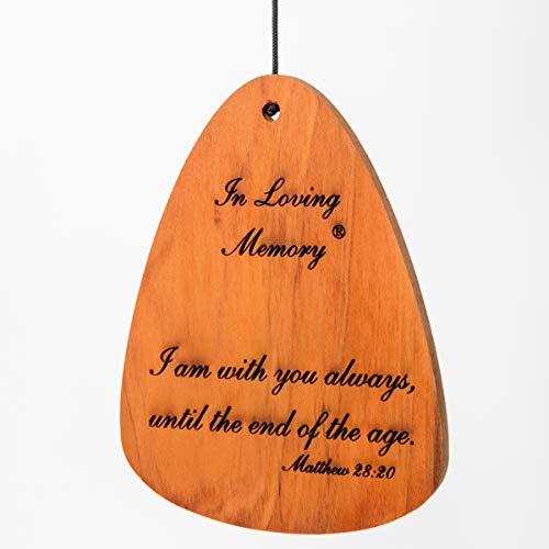 In Loving Memory 30-inch Windchime, Bronze w/I am with You Always… - color: Bronze