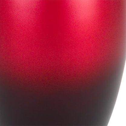 Sunset Red Aluminum Cremation Urn for Ashes, Aluminum, Red Urn, Adult Sized Cremation Urn, 10.5 Inches High - color: Red