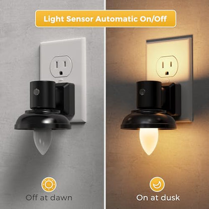 L LOHAS LED Night Light, 2 Pack Night Lights Plug into Wall - color: Barn, size: 2 Pack
