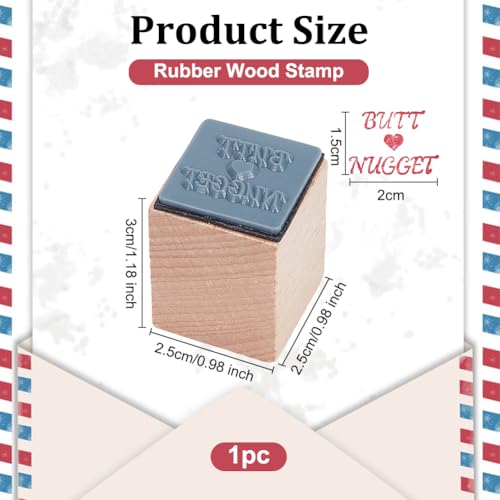 OLYCRAFT Chicken Egg Rubber Stamp Wooden Craft Stamp 1x1x1.2 Inch Mini Rubber Stamps Wood Stamping Tool Small Mini Farm Stamps for Chicken Eggs DIY Craft Journals Albums Scrapbooking Card Making - style: NUGGET