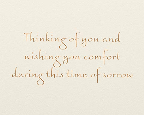 Papyrus Sympathy Card (Wishing You Comfort) - color: Deepest Sympathy