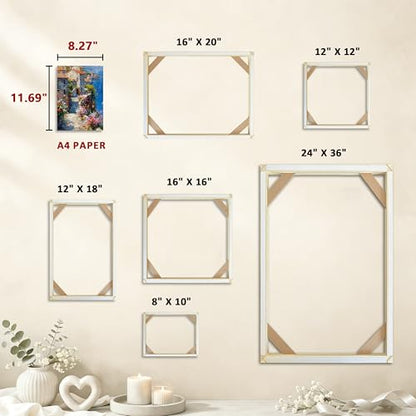 Custom Canvas Prints with Your Photos, Personalized Home Decor Canvas Wall Art, Meaningful Keepsake Gift for Family Couple Wedding Baby Pet, Framed Poster Style Artwork (18"x24") - size: 18"L x 24"W