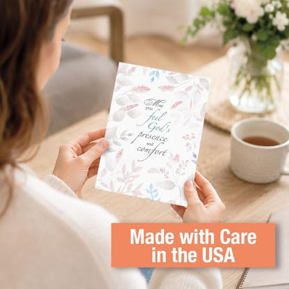 Current Condonlences Greeting Cards | Sympathy Comfort Faith, 8 Count, 4 Designs, 5" x 7" Folded, Scripture Inside, Envelopes Included, Value Pack - color: Comfort Faith