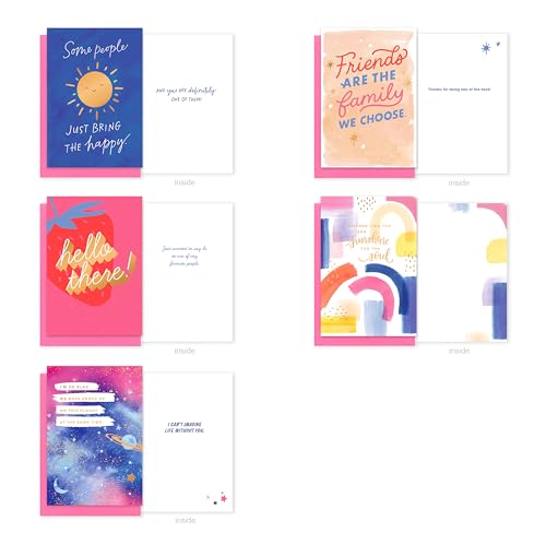 American Greetings 15-Count Thinking of You Card Bundle with Envelopes and Seals for Friendship and Support - color: Friendship and Support