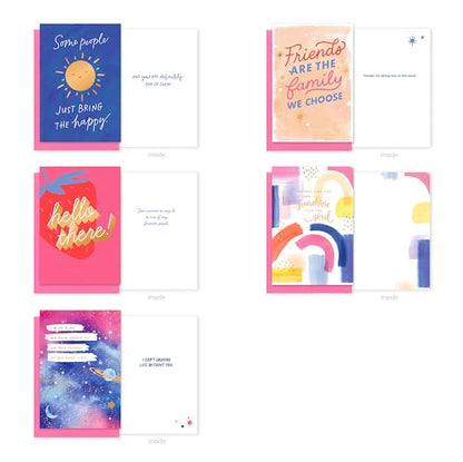 American Greetings 15-Count Thinking of You Card Bundle with Envelopes and Seals for Friendship and Support - color: Friendship and Support