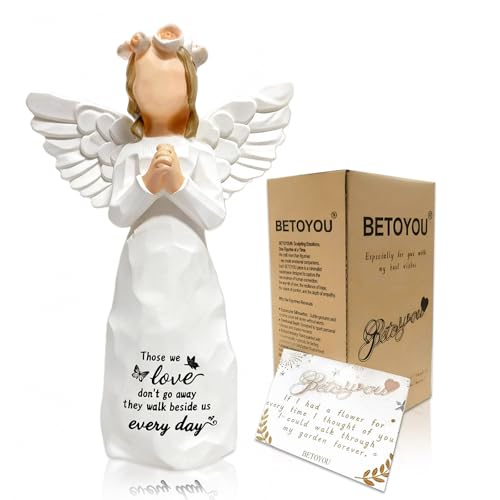 Sympathy Gifts for Loss of Loved One, 5.12" Angel Sympathy Gift, Memorial Gift for Loss of Dad Mom Grandmother, Angel Figurine for Bereavement Remembrance Grief - color: 1 Sisters