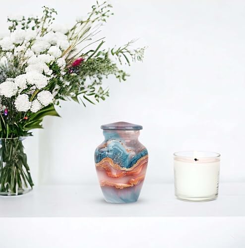Celestial Harmony Keepsake Urn for Human Ashes - color: Celestial Harmony - Multi, size: 3 Inch - Pack of 1