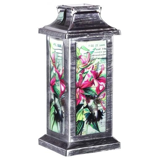 Topadorn Hummingbird Solar Lantern Outdoor Hanging Light - style: Hummingbird