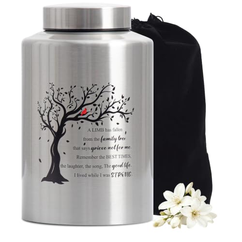 Cremation Urns for Human Ashes Adult Male or Female - size: Large,220lbs Family Tree