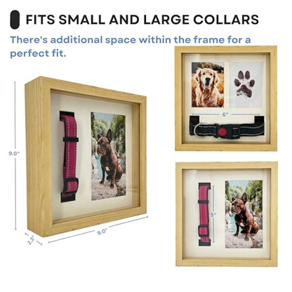 OtterPets Paw Print Kit for Dogs 9x9, 4 customizable displays (Natural) - color: Natural