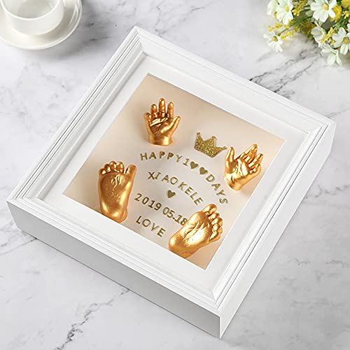 10x10 Shadow Box Frame, 3D Display Case, White, 2" Depth - size: 10x10