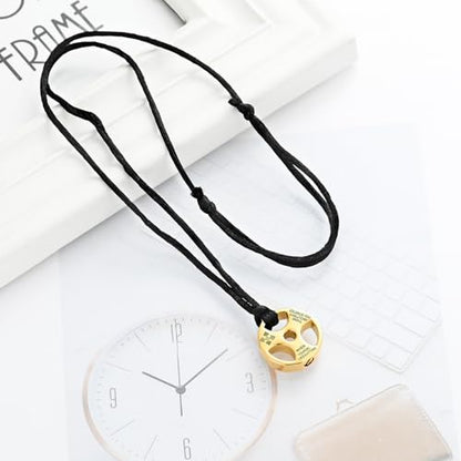 XSMZB Fitness Dumbbell Cremation Jewelry for Human Pet Stainless Steel Weight Plate Urn Necklace for Ashes Keepsake Pendant Urn Jewelry - color: Gold