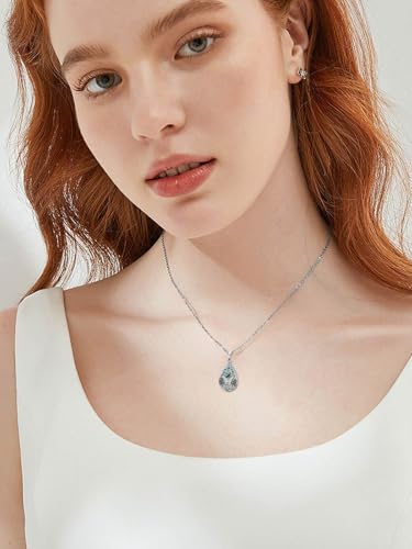 WINNICACA Urn Necklaces for Ashes 925 Sterling Silver Butterfly Hummingbird Dragonfly Teardrop Ash Necklace Cremation Jewelry Urn Pendants for Women Memorial Gifts for Birthday Christmas Funeral - style: 4-Butterfly Urn Necklace