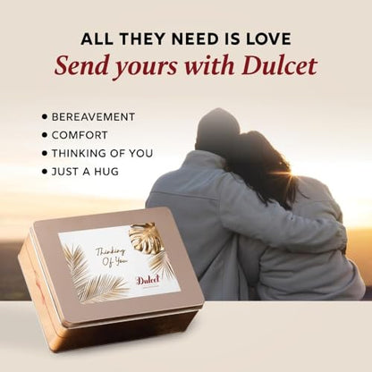 Dulcet Gift Baskets Thinking Of You Gift Box NY Style Black & White Cookies Favorite Gift Tin- Great for Thinking of You Gifts -holiday Celebrations-Get Well Thank You & Sympathy Wishes for Men, Women, Girls, boys - color: Thinking of You