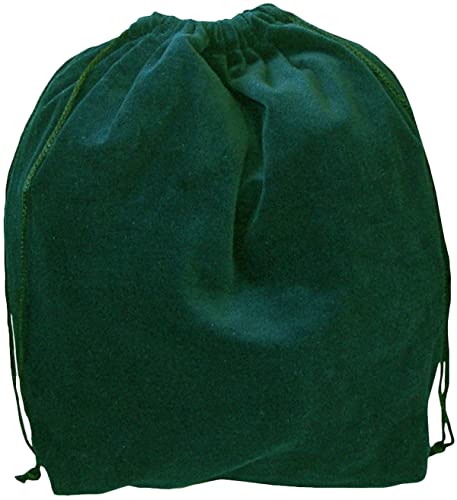Standard Adult Green Velvet Cremation Urn Bag - Velvet Cotton Bag for Urn - Medium Size 9"L x 6"W x 13"H - Great for Holding a Pet or Human Urn Measuring 11"H or Smaller - color: Green, size: Standard Adult