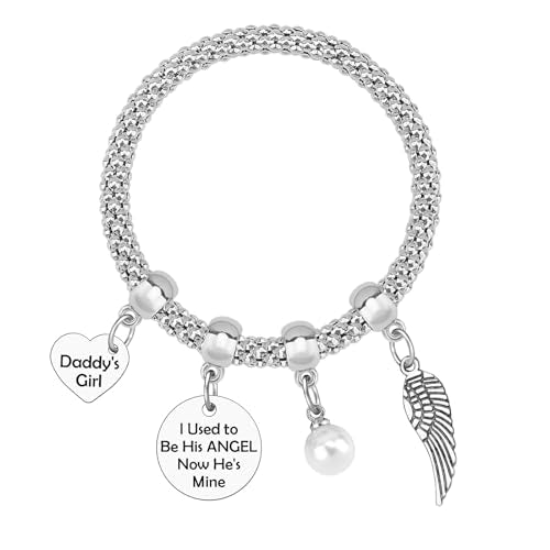 Mxrymvu Memorial Bracelet for Woman Sympathy Gift for Loss of Mother Father Famliy Pet Remembrance Bereavement Jewelry Gift - color: Sympathy Gifts for Loss of Dad 02