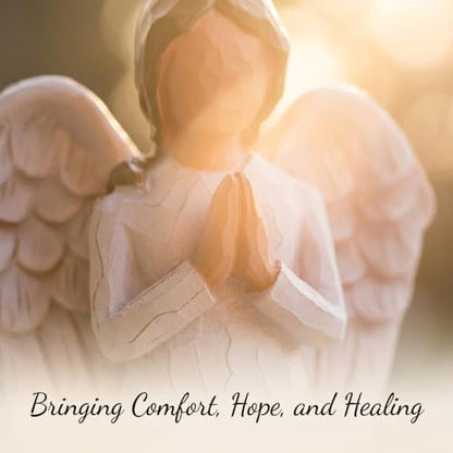 Guardian Angel Figurine, Remembrance Angel Collectible Figurine | Prayer Angel - Encouragement Present, A Gift to Comfort and Encourage Hope and Healing - color: Guardian Angel - White