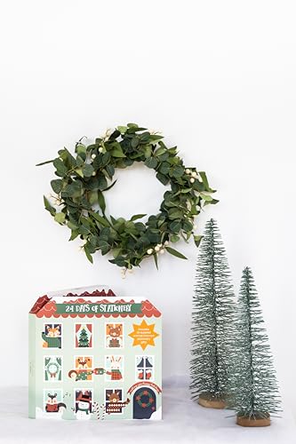 Little Pear Stationery Holiday Advent Calendar, Animal Themed School Supplies, Kids Christmas Countdown Gifts, Stocking Stuffer for Boys and Girls, Includes 24 Surprises - color: Christmas Advent Calendar