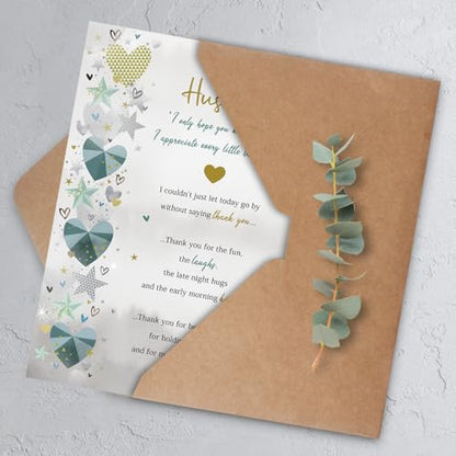 Husband Birthday Card, Happy Birthday Gift for Husband from Wife - color: QQ-67